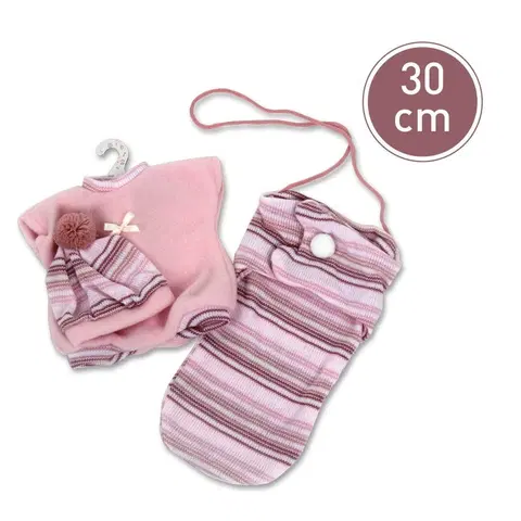 Hračky panenky LLORENS - VRN30-006 oblečení pro panenku miminko velikosti 30 cm
