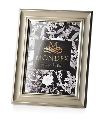 Klasické fotorámečky Mondex Fotorámeček ADI VIII 13x18 cm šedý/zlatý