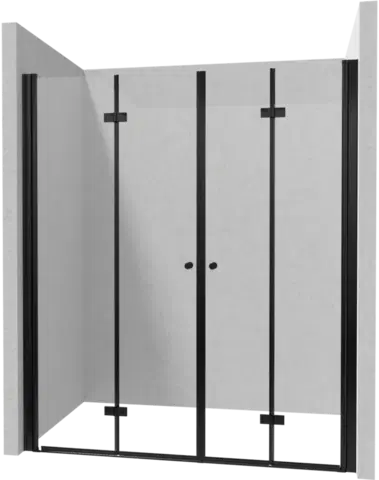 Sprchové kouty DEANTE/S Sprchové dveře dvojité skládací 100x100 KTSXN43P+KTSXN43P KERRIA/0143