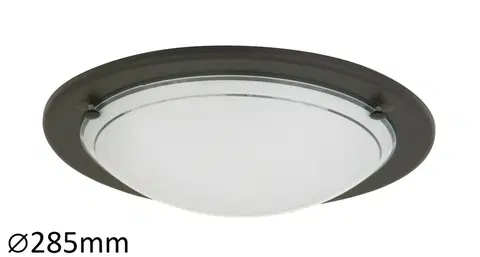 Klasická stropní svítidla Rabalux stropní svítidlo Ufo E27 1x MAX 60W černá 5103