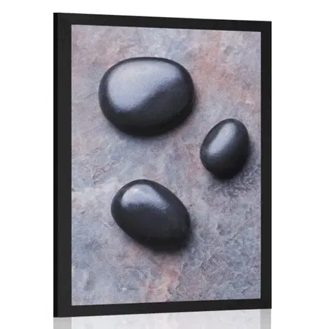 Feng Shui Plakát nádherné zátiší se Zen kameny