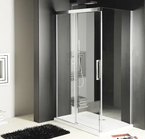 Sprchové kouty GELCO FONDURA Obdélníkový sprchový kout 1300x1000 čiré sklo, GF5013-GF5001 GF5013-GF5001