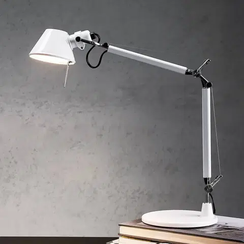 Stolní lampy kancelářské Artemide Artemide Tolomeo Micro stolní lampa, bílá