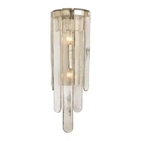 Designová nástěnná svítidla HUDSON VALLEY nástěnné svítidlo FENWATER sklo bronz E14 2x40W 9410-PN-CE