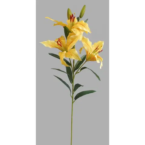 Květiny Umělá květina Lilie, žlutá