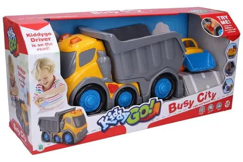 Hračky WIKY - Kiddy Auto sklápěcí s efekty as buldozerem