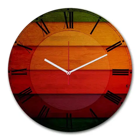 Hodiny Wallity Nástěnné hodiny Sunn 30 cm barevné