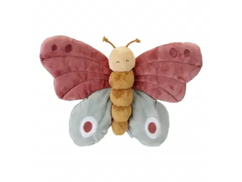 Hračky LITTLE DUTCH - Plyšová hračka motýl Květy a motýly