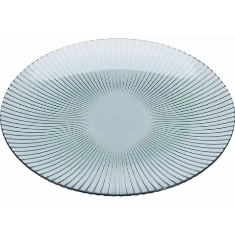 Talíře DekorStyle Plastový talíř Stripes 20 cm