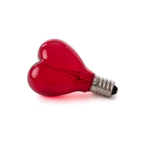 Jiné LED žárovky SELETTI E14 1W LED žárovka 5V pro Mouse Lamp srdce červená