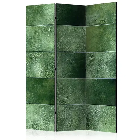 Paravány Paraván Green Puzzle Dekorhome 135x172 cm (3-dílný)