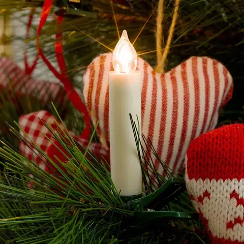 Světelné řetězy Konstsmide Christmas Vánoční svíčky bezdrátové doplňující sada, 8cm 5ks