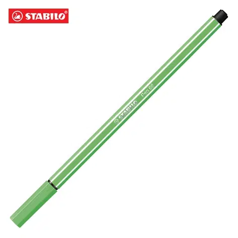 Hračky STABILO - Fix vláknový Pen 68 smaragdově zelený světlý