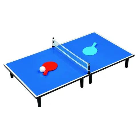 Dřevěné hračky Bino Stolní tenis modrá, 80 x 45 x 11 cm 