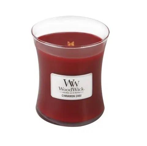 Svíčky Vonná svíčka WoodWick střední - Cinnamon Chai
