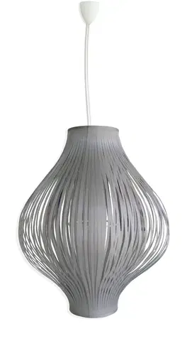Luxusní designové závěsné lampy Estila Závěsné svítidlo ovál GRIS