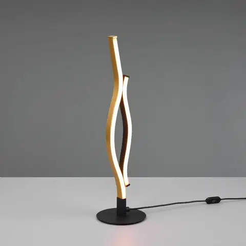 Stolní lampy Trio Lighting Stolní lampa Blaze LED, CCT, senzorový stmívač, mosaz