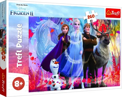 Hračky puzzle TREFL - Puzzle 260 Frozen 2 - Cesta za dobrodružstvím