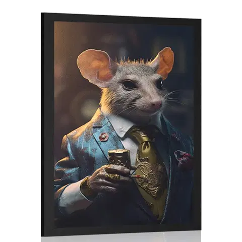 Zvířecí gangsteři Plakát zvířecí gangster potkan