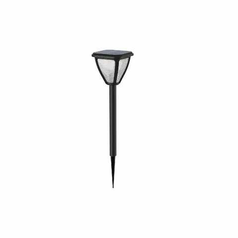 Zahradní lampy Philips Vapora solární venkovní zemní LED svítidlo 1,5W 2700K, černá