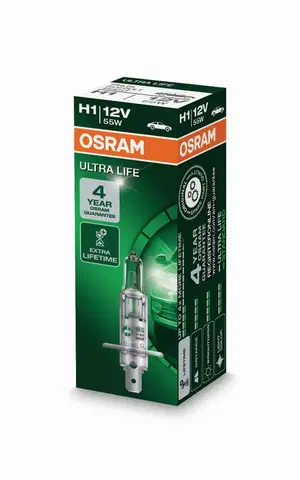 Autožárovky OSRAM H1 64150ULT ULTRA LIFE, 55W, 12V, P14.5s krabička