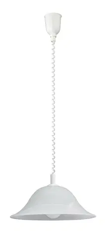 Klasická závěsná svítidla Rabalux závěsné svítidlo Alabastro E27 1x MAX 60W bílé alabastrové sklo 3904