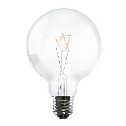 Stmívatelné LED žárovky Segula SEGULA LED Globe 24V E27 G95 3W 927 filament