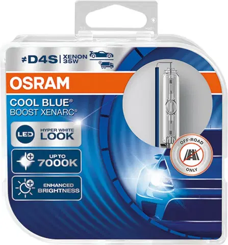 Autožárovky OSRAM D4S 42V 35W P32d-5 COOL BLUE BOOST 7000K 2ks 66440CBB-HCB