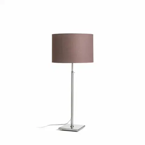 Lampy na noční stolek RED - DESIGN RENDL RENDL EDIKA stolní hnědá matný nikl 230V E27 42W R12665