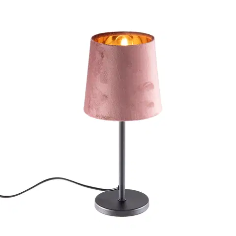 Stolni lampy Moderne tafellamp roze E27 - Lakitu