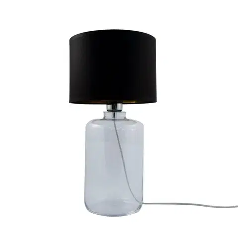 Designové stolní lampy ZUMALINE Stolní lampa SAMASUN čirá 5502BKGO