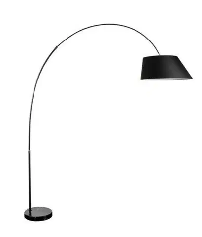 Moderní stojací lampy Stojací lampa AZzardo Bard AZ1125 E27 1x60W IP20 černá