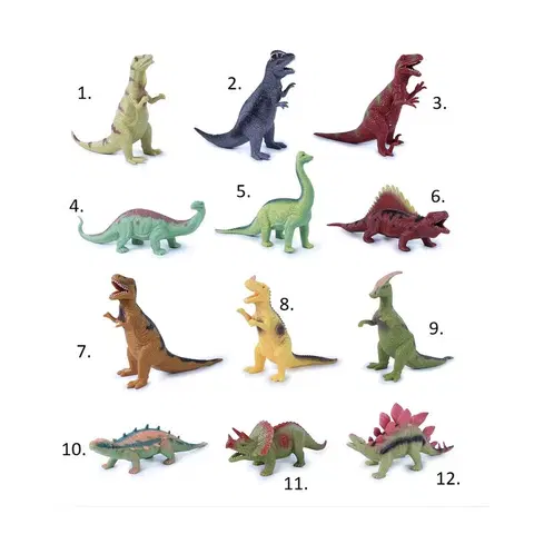 Hračky RAPPA - Dinosaurus měkké tělo 20cm, Mix produktů
