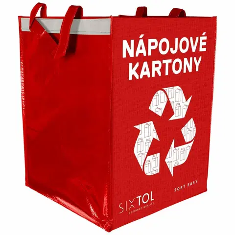 Odpadkové koše Sixtol Taška na tříděný odpad SORT EASY CARTON, 36 l