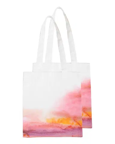 Nákupní tašky a košíky Látková taška s motivem západu slunce - 30*40 cm Clayre & Eef MMWC50P