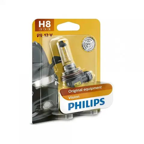 Autožárovky Philips H8 12V 35W PGJ19-1 Vision 1ks blistr 12360B1