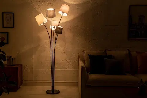 Svítidla LuxD 25522 Designová stojanová lampa Shadow 176 cm