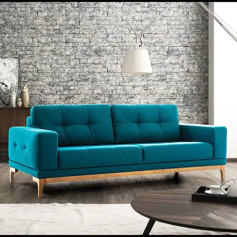 Pohovky a gauče Pohovka s lůžkem NEW TULIP trojmístná modrá