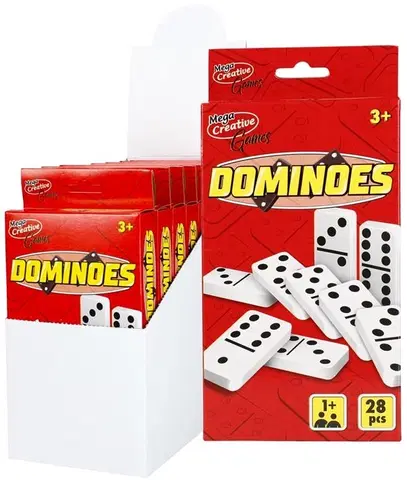 Hračky společenské hry MEGA CREATIVE - Domino 28ks