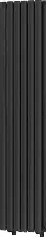 Radiátory MEXEN Dallas otopný žebřík/radiátor 1600 x 360 mm, 1039 W, černý W214-1600-360-00-70