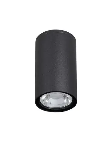 LED stropní svítidla NOVA LUCE venkovní stropní svítidlo CECI černý hliník skleněný difuzor Osram LED 3W 3000K 100-240V 52st. IP65 9220022