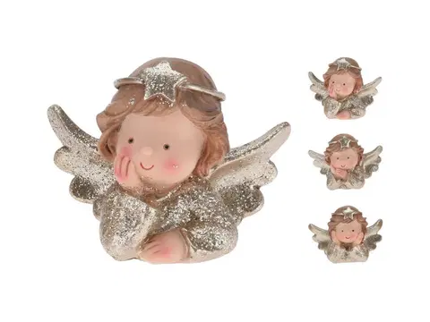 Sošky, figurky - andělé PROHOME - Anděl 8x5x6cm různé druhy