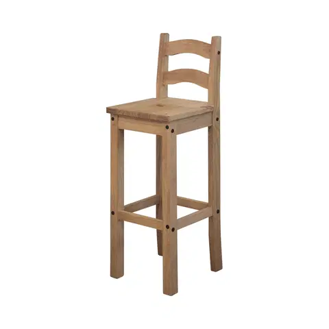 Jídelní židle Barová židle CORONA 2 vosk 1628