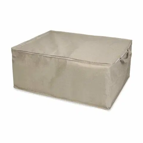 Úložné boxy Compactor Úložný box na peřinu a textil Sandy 50 x 70 x 30 cm, béžová