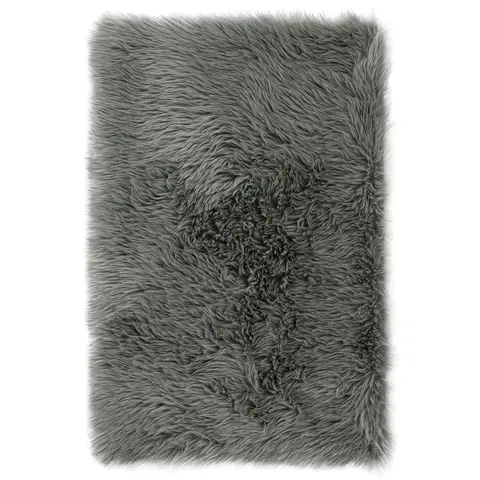 Koberce a koberečky AmeliaHome Kožešina Dokka tmavě šedá, 75 x 120 cm