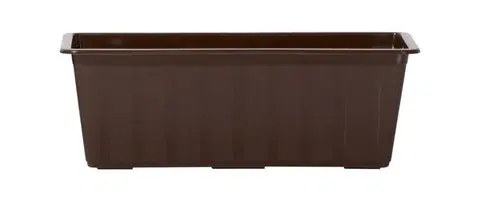 Květináče a truhlíky Prosperplast Truhlík ARGO tmavě hnědý, varianta 60 cm