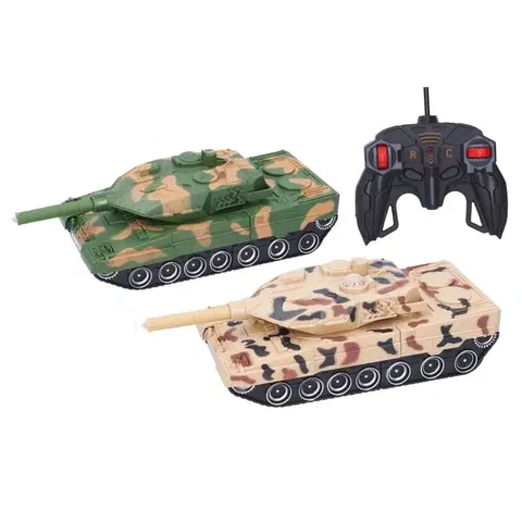 Hračky - RC modely WIKY - Autorobot tank RC s efekty 28,5cm, Mix produktů