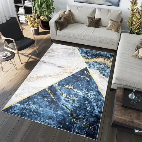 Moderní koberce Výrazný trendy koberec s protiskluzovou úpravou