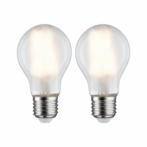 LED žárovky PAULMANN LED žárovka 7 W E27 mat teplá bílá 2ks-sada 286.42 P 28642