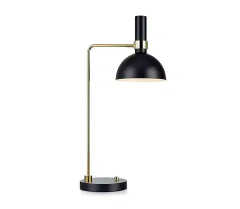 Lampy Markslöjd Markslöjd 106973 - Stmívatelná stolní lampa LARRY 1xE27/60W/230V černá/zlatá 